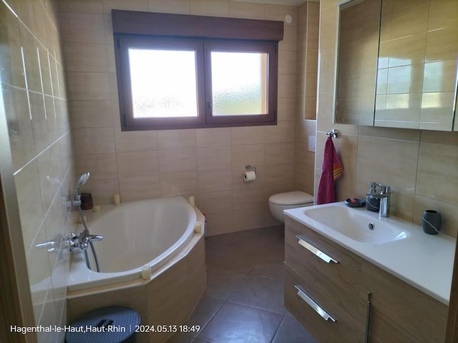 Apartment Einliegerwohnung Hagenthal-le-Haut Esterno foto
